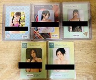 (女優卡） 5張合售 CJ SEXY CARD SERIES （照片卡） JULIA 八掛海 七森莉莉 日向真凜