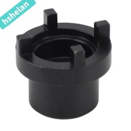 HSHELANXB Swingarm Pivot Nut Tool, Carbon Steel Heat Treated Swingarm Pivot Lock Nut Tool, 4-Prong L