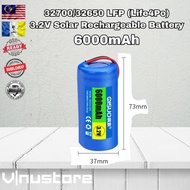 3.2V 32700 / 32650 LFP (Life4Po) Solar Rechargeable Battery with Protection IC Board 太阳能磷酸铁锂大容量带保护板电