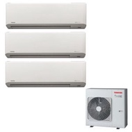 東芝 - Toshiba 東芝 1匹+1匹+2.5匹多聯式變頻淨冷分體式冷氣機RAS-5M38S3ACV+RM10N4KCV+RM10N4KCV+RM22N4KCV