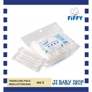 FIFFY TRAVELLING PACK MINI COTTON BUDS (160s)/FIFFY Pek Kembara Putik Kapas Mini
