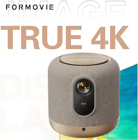 Formovie V10 Projector Home Native 4K Ultra HD 2500 ANSI Lumens 240Hz MEMC Subwoofer Stereo Speaker 