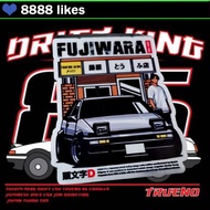 Japan Initial D AE86 Racing Sticker JDM Drift Motocross Vinyl Car Decals Protection For Car