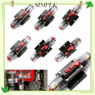 SIMPLESHOP DC Resettable Circuit Breaker, for  Photovoltaic Connector Resettable Insurance Self Reco