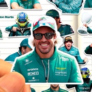 Sticker Savvy Fernando Alonso Aston Martin F1 25-Pack Waterproof Decals