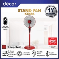 KDK Stand Fan KDK KX405 16" 40CM 3 Speed 3 Blades ON/OFF Switch Industrial Stand Fan Kipas Berdiri K