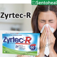 Zyrtec-R Film-Coated Tablet 10mg Rapid Relief Runny Nose 10 tablets