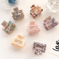 2021 Acetate Hair Clip Women Korean Style Geometric Hair Claw Clips Jaw Grab Medium Shower Bath Clip