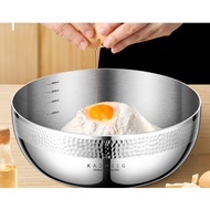 Kacheeg 3 Layers Of Super High-Grade 304 Stainless Steel Bowl Of Germany 24cm Mixed And Cooked Well