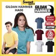 GILDAN HAMMER HA00 tshirt  round neck t shirt premium cotton unisex plain t-shirt 210 gsm