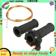 Restrictable Twist Throttle Cable Set For 47cc 49cc Mini Moto Bike Dirt Bike Quad
