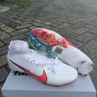 Nike MERCURIAL SUPERFLY VAPOUR 7 ELITE WHITE FLASH CRIMSON FG. Soccer Shoes