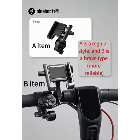 Original Phone Holder for Segway Ninebot KickScooter G65 G30LP ZT3 Pro G2 G30D G30 Max Electric Scoo