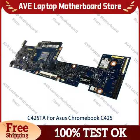 C425TA Laptop Motherboard For ASUS Chromebook C425T C425TA Notebook Mainboard With I3 I5 I7 CPU 100%