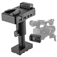 BP-U90 U96 BP-U60 U30 Battery to V-Mount Plate Power Converter Adjustable Height for Sony PMW-100 PM