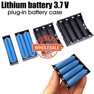 [ Wholesale ]18650 Power Bank Hard Cases / DIY Batteries Clip with Hard Pin / 3.7V Battery Holder Storage Box / Durable Battery Container 1/2/3/4 Slots Battery Container