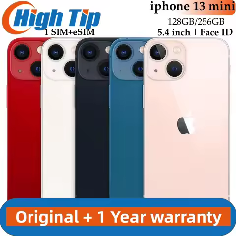 iPhone 13 Mini 5.4" RAM 4GB ROM 128/256GB A15 iphone13 5G Cellphone iphone 13mini iphone 13