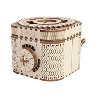 RoboTime 密碼百寶盒-3D木質益智模型LK502(公司貨)