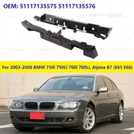 Front Bumper Cover Bracket Mount Support For 2003-2008 BMW 750i 750Li 760i 760Li Alpina B7 (E65 E66)
