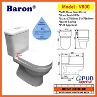 V800 Baron Toilet Bowl Soft Closing Seat Cover