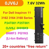 0JV6J OJV6J Laptop Battery For Dell Inspiron 11 3000 3162 3164 3168 P24T001 P25T001 0HH6K9 8NWF3 PGY