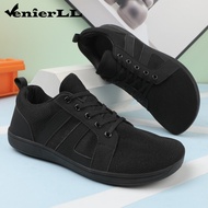 Mens Walking Shoes Wide Toe Barefoot Shoes Minimalist Zero Drop Shoes Breathable Fashion Sneakers