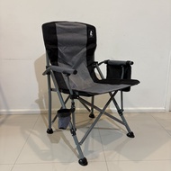 เก้าอี้สนาม Camping  เก้าอี้พับตัวใหญ่ สีเทาสีดำ รับน้ำหนักได้เยอะ  มีกระเป๋าสะพายให้ oxford NL HOME