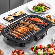 BBQ Temperature-Controlled Household Electric Grill High-Power Barbecue Flat Grill Plate Electric Gr