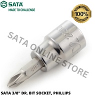 SATA 3/8" DR. BIT SOCKET, PHILLIPS / BIT SOCKET PHILLIPS / PHILLIPS BIT SOCKET SET / SATA BIT SOCKET