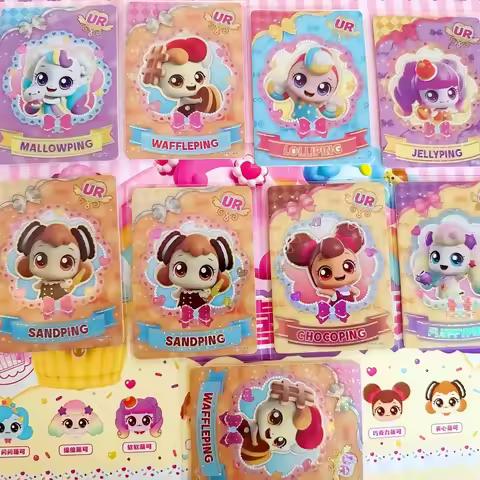 Catch Teenieping Teenieping Collection card Mysterious box Classic TR card blind box Colored Christm