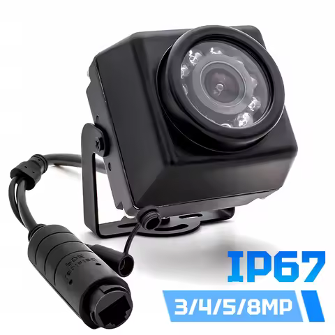 IP67 POE IP Camera 4K Webcam IR Night Vision Support Onvif RTSP H.265 Outdoor Waterproof Security Pr