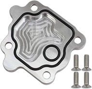 Billet Aluminum Vacuum Pump Delete Cover Plate For Oil Galley Flange 2014-Newer GEN 5 V8 LT Engines 