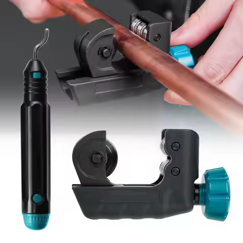 Mini Tubing Cutter 4mm to 28mm, Mini Pipe Cutter, Copper Tube Cutter with Deburring Tool for Cutting