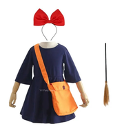 {gykhhguk} Kids Adult Kiki Delivery Service Cosplay Garment Costume Girls Women Girls Lolita Dress W