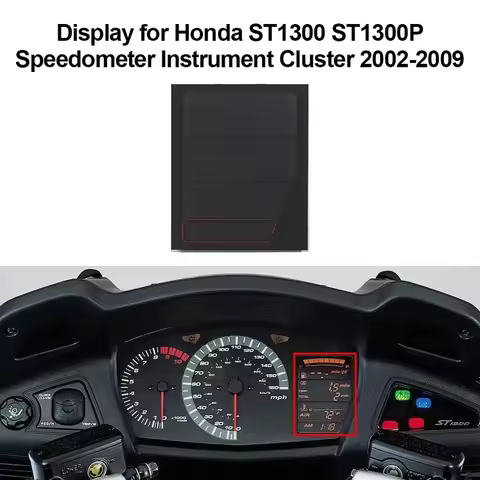 Dashboard LCD Speedometer Display for Honda ST1300 ST1300P Instrument Cluster 2002-2009