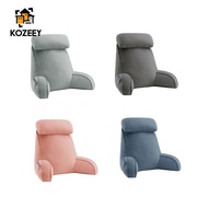 KOZEEY Reading Pillow for Sitting in Bed Adults Sit up Cushion with Side Pockets and Arms Bed Rest P