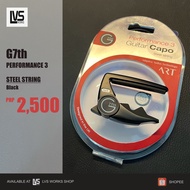 G7th Performance 3 Capo BLACK (steel) with ART