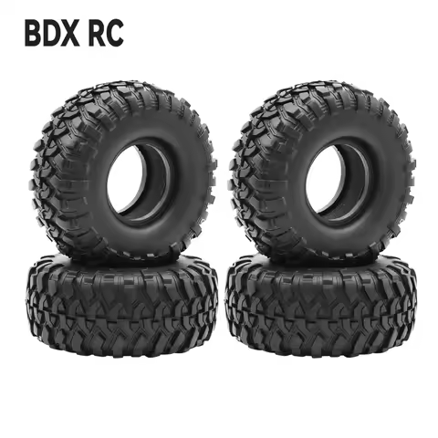 Rubber 1.9Inch Rubber Rocks Tyres/Wheel Tires 118*50MM for 1:10 RC Crawler Car Axial SCX10 III AXI03