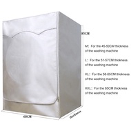 [YF] Silver Washing Machine Cover Waterproof washer Cover for Front Load Washer/Dryer