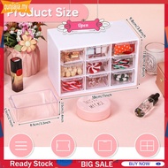 Craft Organizer with 9 Clear Drawers for Office Home 9 set