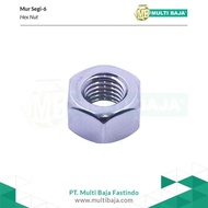 Iron 6-sided Nut M10 - 1.5 (Hex Nut)