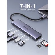 UGREEN 7in1 USB C Hub, 5 Gbps USB-C Hub with 4K HDMI, 100W Power Delivery, USB-C and 2 USB-A Data Po