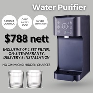 Water Purifier with UV Sterilization Tankless with Filter Water Dispenser Model C660 by PH Water (SG