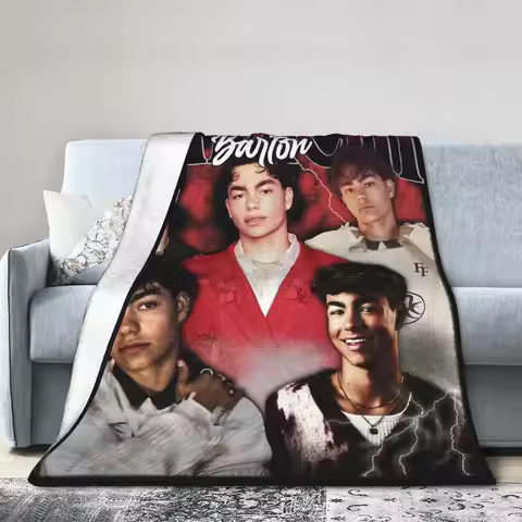 Zombies 4 Vintage Malachi Barton Blanket Flannel Lightweight Throw Blanket for Bedding Couch Bed Rug