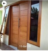 kusen pintu kayu ulin