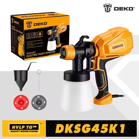 DEKO New Product DKSG45K1 450W HIGH POWER HOME ELECTRIC SPRAY GUN Household DIY