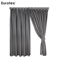 Eurotex, Dim Out Curtain, Block 90% Sunlight, 3 Ways Hanging Options (1 Piece) 0902