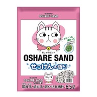 OSHARE SAND - 消臭變色紙貓砂 6.5L (肥皂香味) [平行進口]