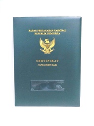 Map Sampul sertifikat / hardcover map sertifikat tanah