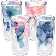 Tervis Made in USA Double Walled Inkreel - Crystal Nature Collection Insulated Tumbler Cup Keeps Dri